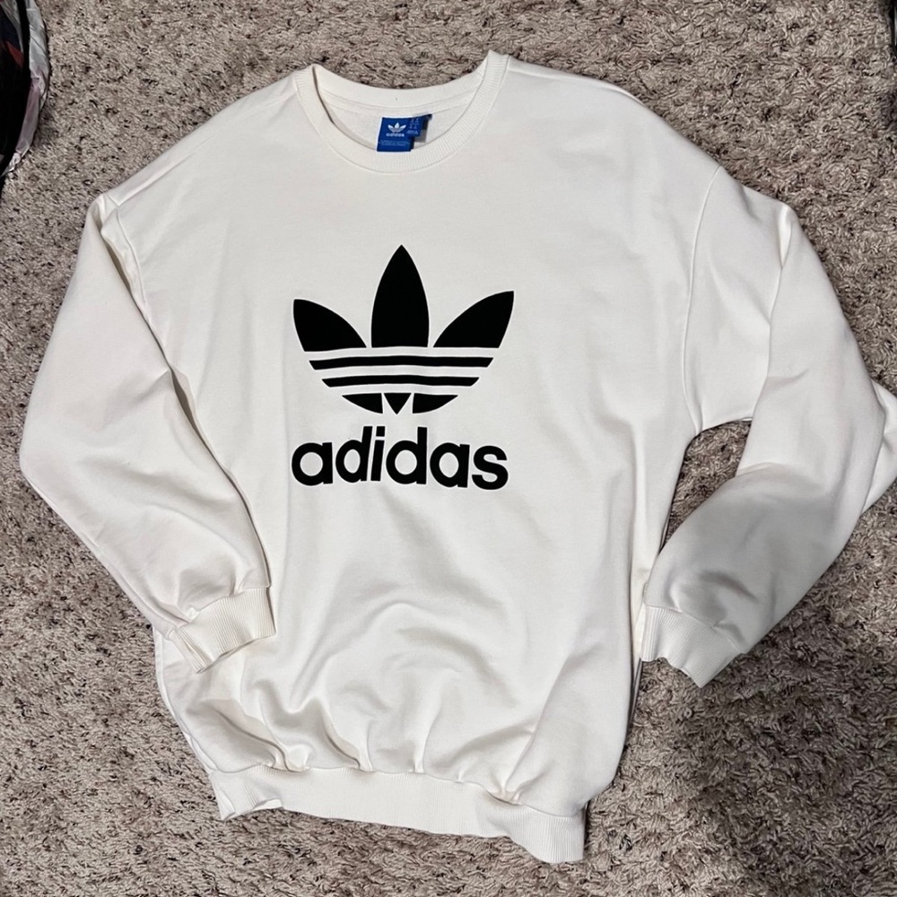 Adidas Men's white Sweater
